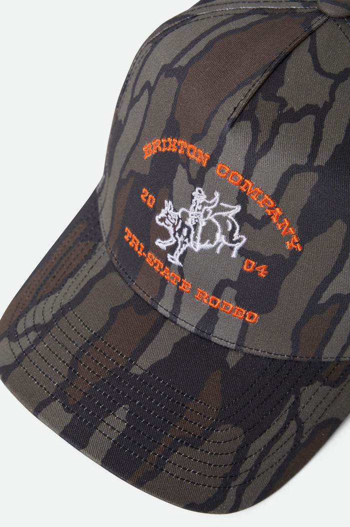 Unisex Danforth Netplus Snapback in the color Bark Camo - Additional Laydown image