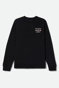 Men's Danton Crew in the color Black - Front Product Laydown Image