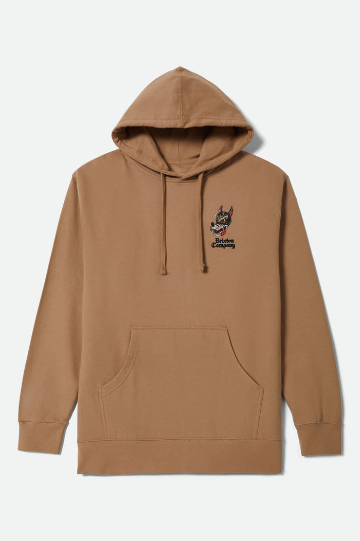 Men's Dawg Hoodie in the color Sandstone - Front Product View