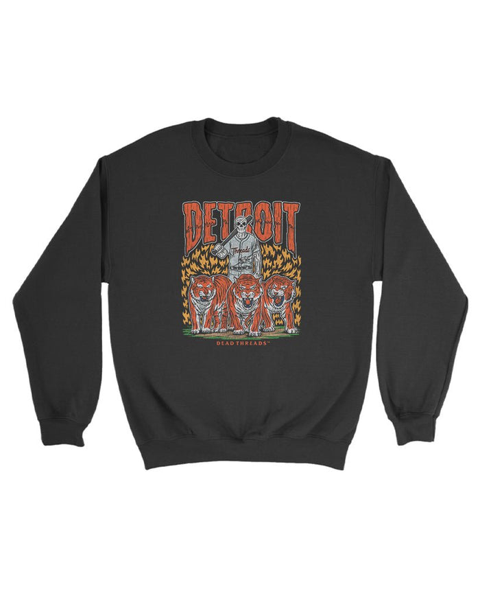 DETROIT BASEBALL KIDS CREWNECK SWEATSHIRT – Kids clothes – Dead Threads Apparel