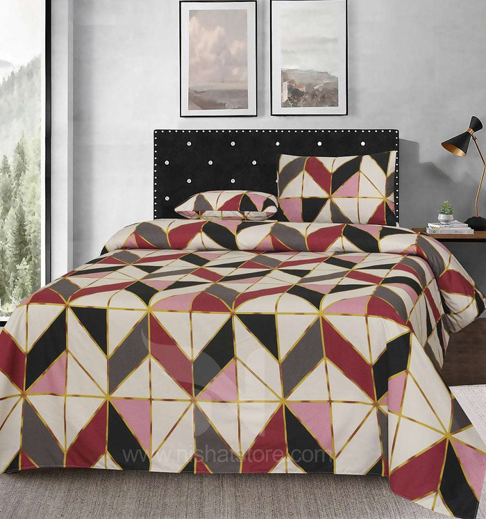 Double Bed Sheet Design NC-M 6063 - Nishat Creative Store