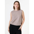 Dreams London Lurex Cashmere Like Vest Mink (AA0335)