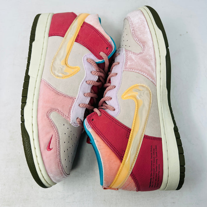 Nike Dunk Mid Social Status Free Lunch Strawberry Milk