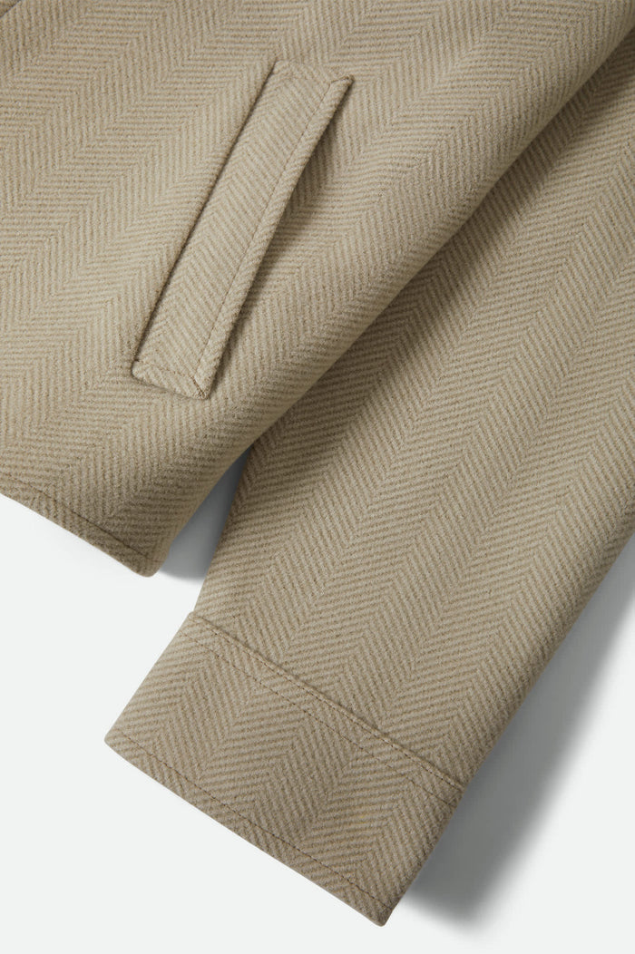 Men's Durham Brushed Menswear Jacket in the color Brushed Elm - Additional Laydown image