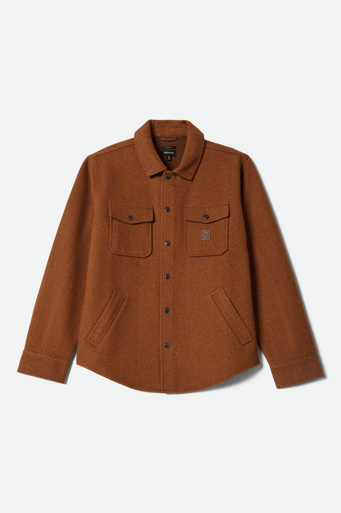 Men's Durham Brushed Menswear Jacket in the color Brushed Pinecone - Front Product View