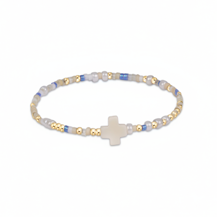 egirl Hope Unwritten Signature Cross Bracelet - Skinny Dippin'