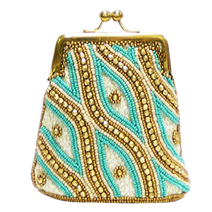Egyptian Beads Coin Purse - Wilson Lee