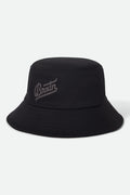 Unisex Eldon Packable Bucket Hat in the color Black - Front Product View