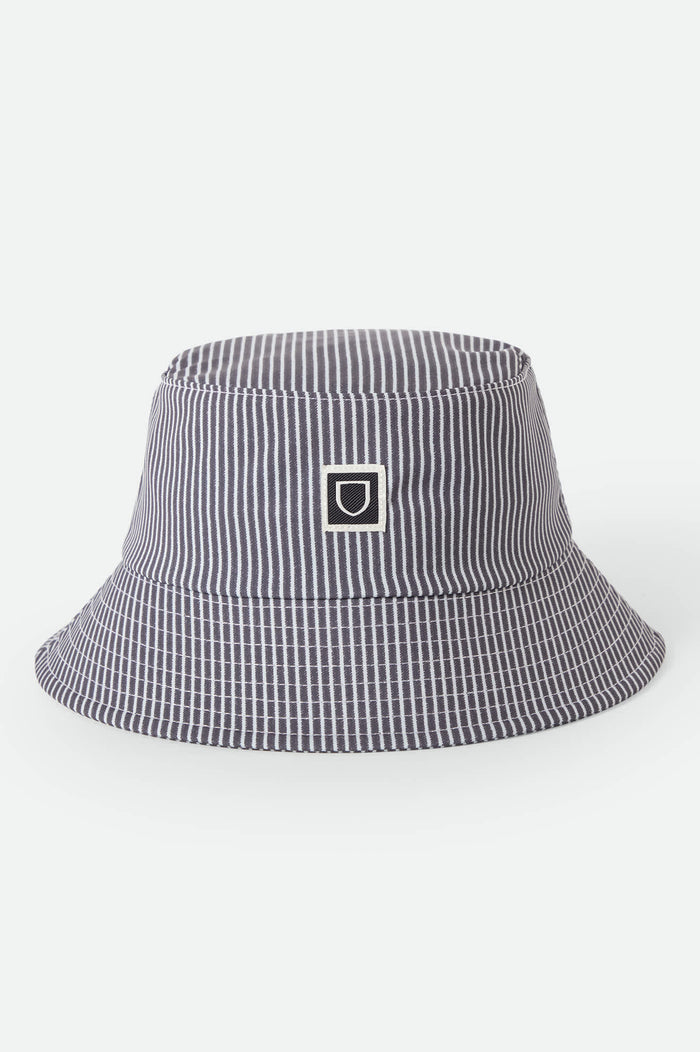 Unisex Eldon Water Packable Bucket Hat in the color Grey Hickory - Additional Laydown image