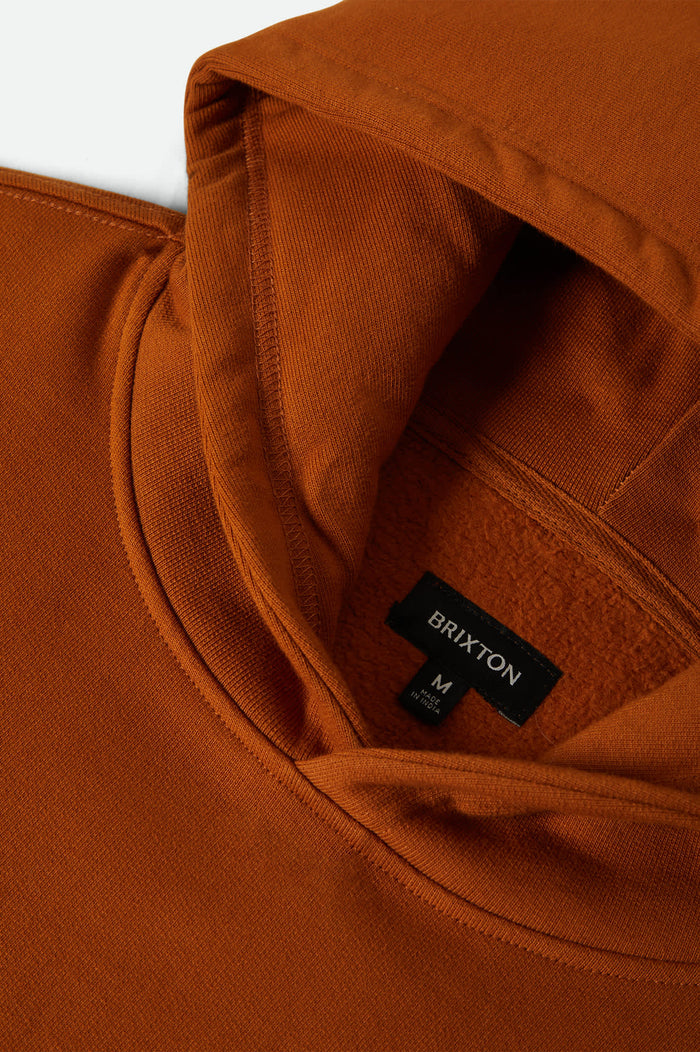Embroidered Heavyweight Hood - Rustic Caramel