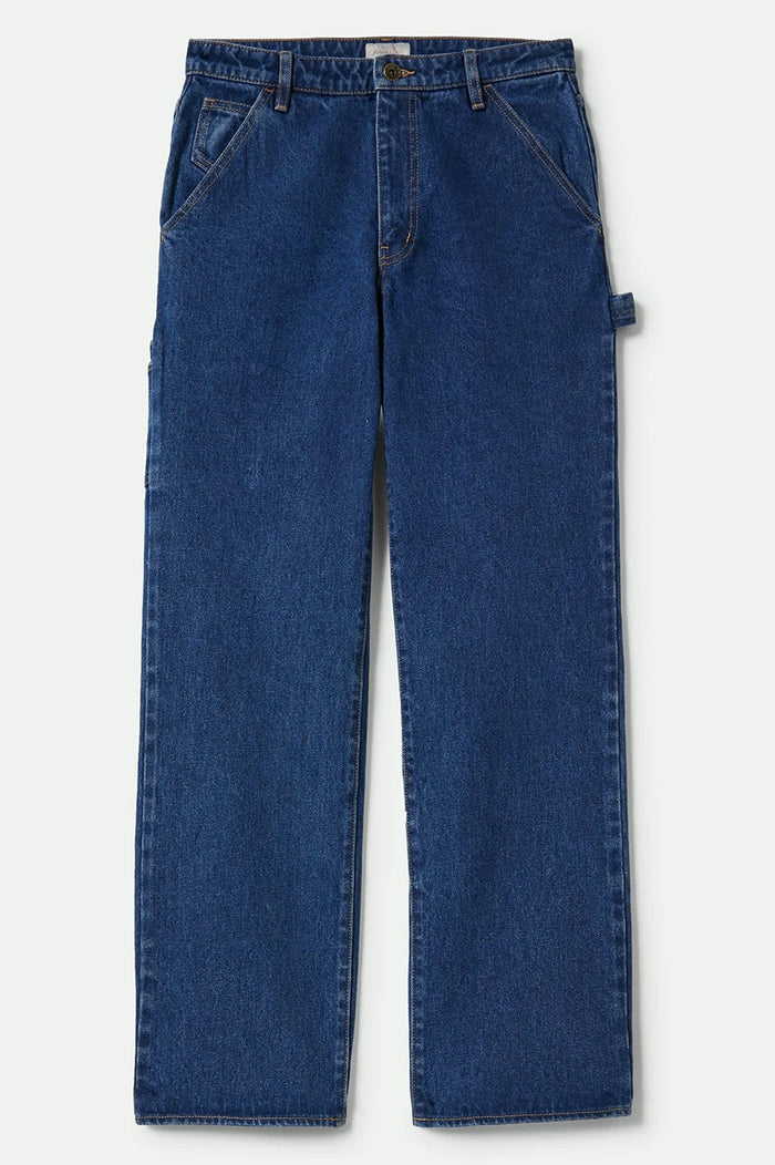 Women's Essex Painter Pant in the color Medium Denim - Front Product View