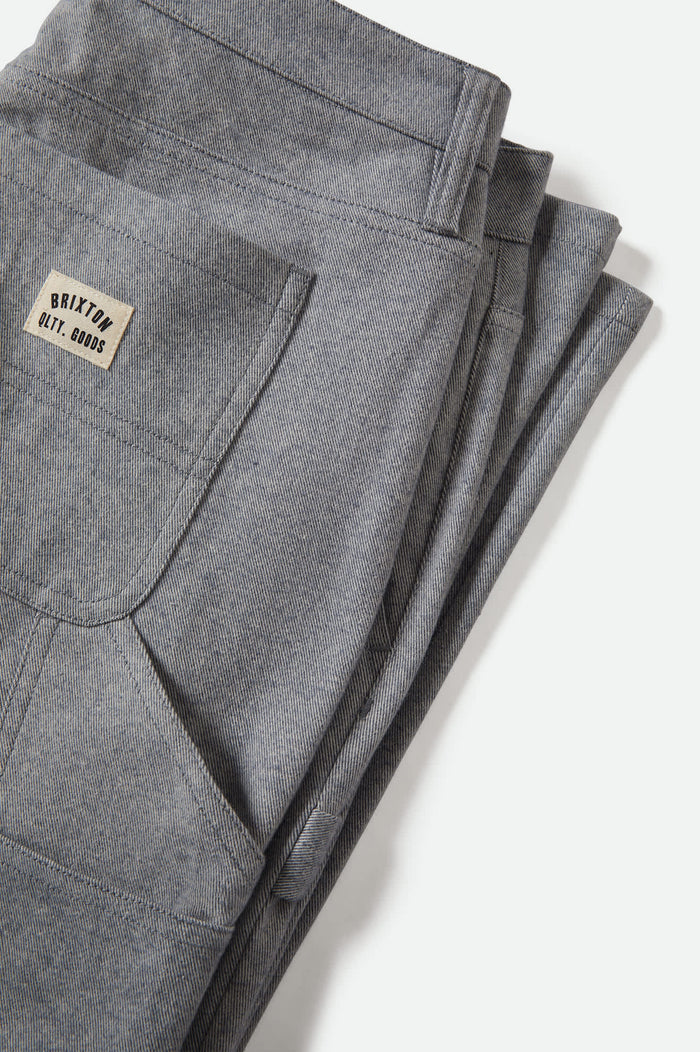 Women's Essex Patched Painter Pant in the color Brushed Blue - Additional Laydown image