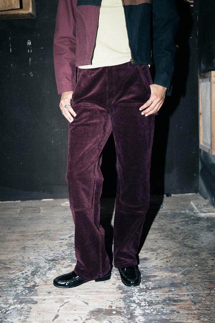 Women's Essex Patched Painter Pant in the color Port - Men's Lifestyle image