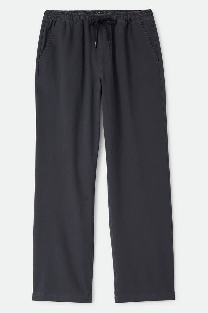 Men's Everyday E-Waist Pant in the color Black - Front Product Laydown Image