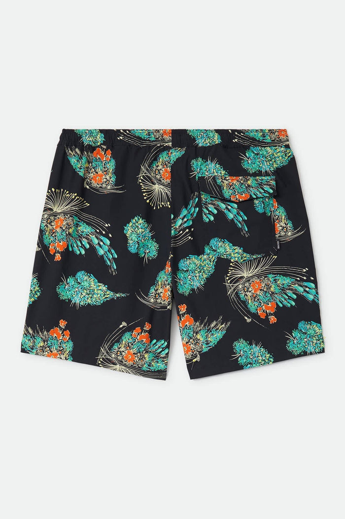 Everyday Stretch Hybrid Short 7" - Black Floral
