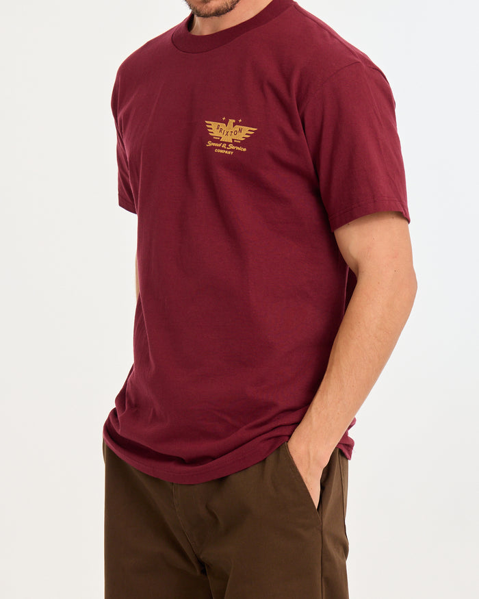 Ewing Standard T-Shirt - Burgundy
