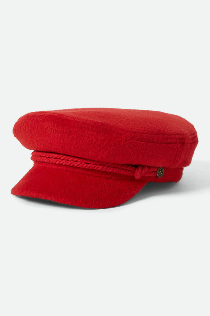 Women's Fiddler Fisherman Cap in the color Adrenaline Rush - Front Product View