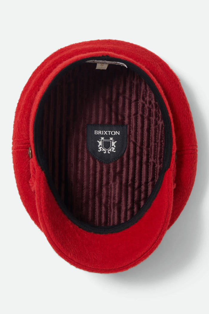 Women's Fiddler Fisherman Cap in the color Adrenaline Rush - Additional Laydown image
