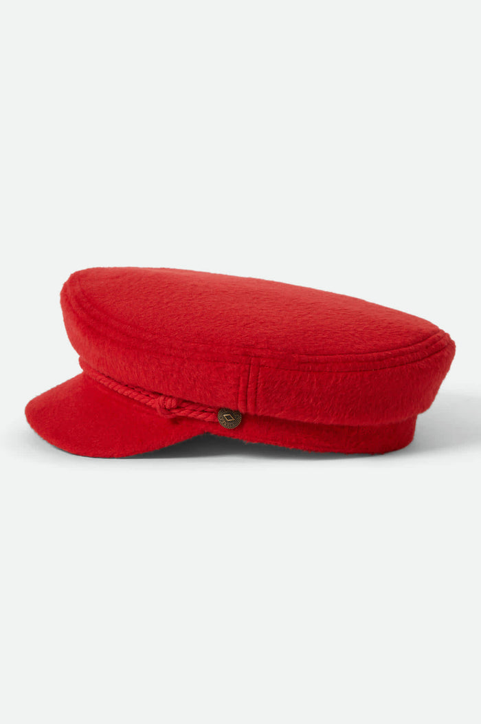 Women's Fiddler Fisherman Cap in the color Adrenaline Rush - Additional Laydown image