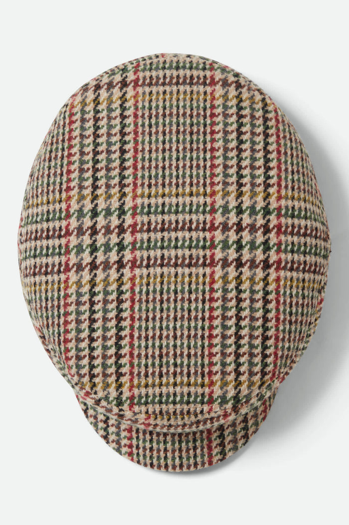 Unisex Fiddler Fisherman Cap in the color Sand/Adrenaline Rush/Wild Green - Additional Laydown image