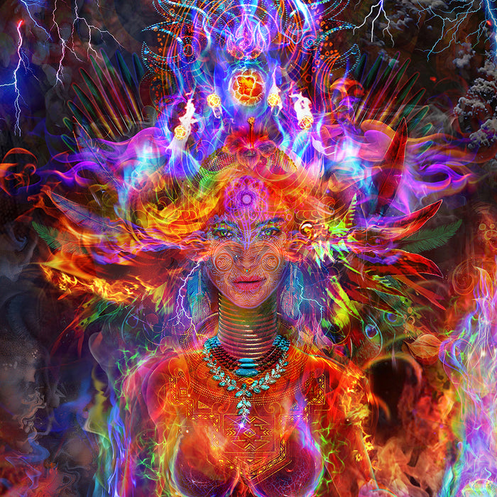 Fire Goddess by Jumbie Art