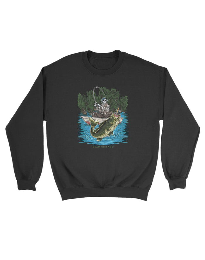 FISH ON KIDS CREWNECK SWEATSHIRT – Kids clothes – Dead Threads Apparel
