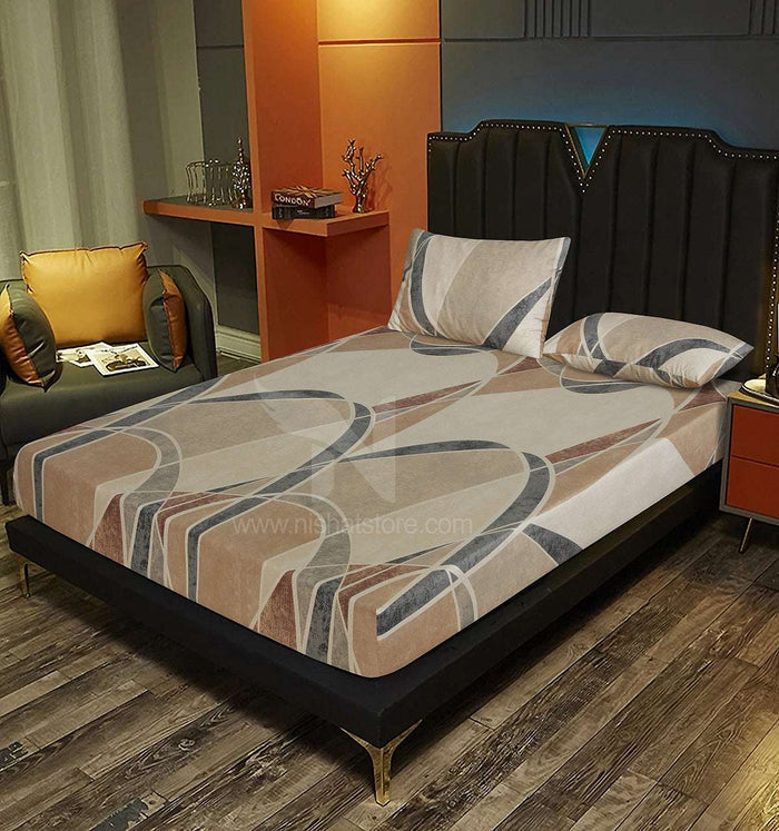 Fitted Double Bed Sheet DS 280 - Nishat Creative Store