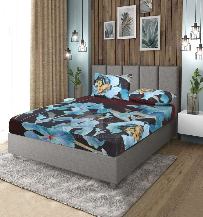Fitted Double Bed Sheet DS 319 - Nishat Creative Store