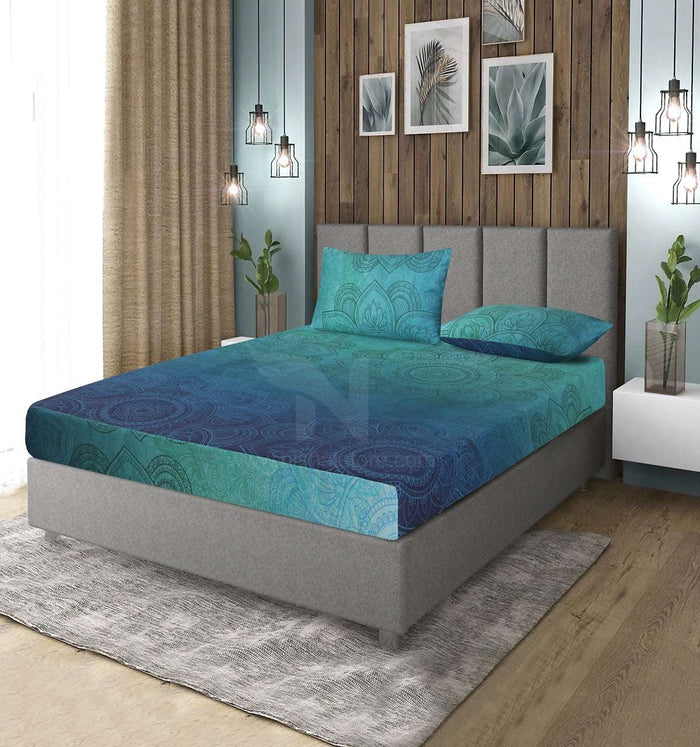 Fitted Double Bed Sheet DS 327 - Nishat Creative Store