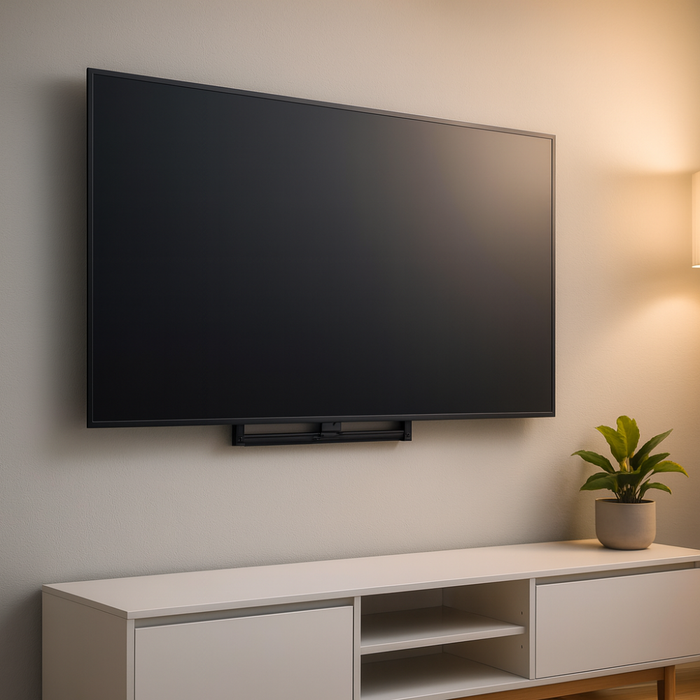 VONTECH tv wall mount contents and components flat lay