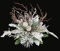 Flocked Bush with Ornament