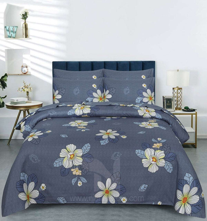 Floral Quilt Cover 6 Pcs Design 213 - Nishat Creative Store