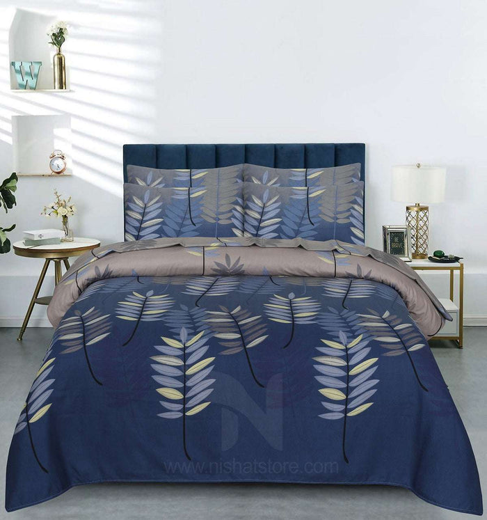 Floral Quilt Cover 6 Pcs Design 214 - Nishat Creative Store
