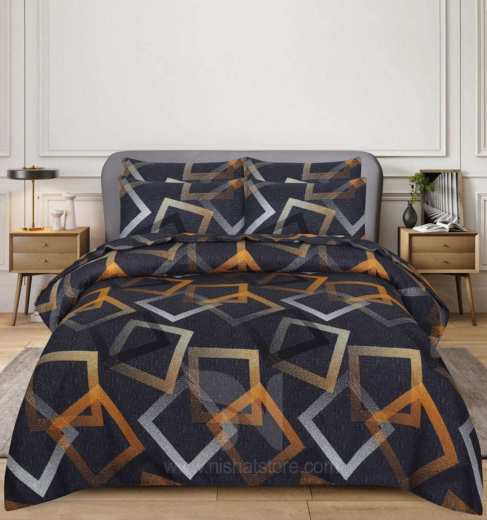 Floral Quilt Cover 6 Pcs Design 215 - Nishat Creative Store