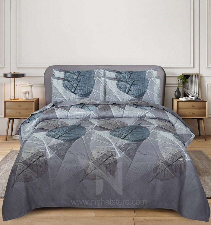 Floral Quilt Cover 6 Pcs Design 216 - Nishat Creative Store