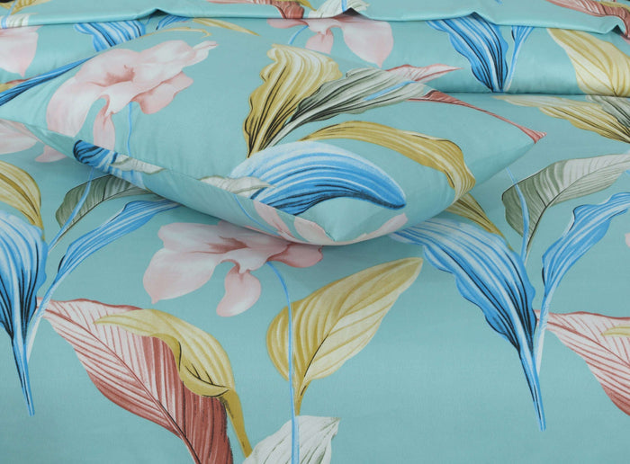 Floral Quilt Cover 6 Pcs Design 218 - Nishat Creative Store
