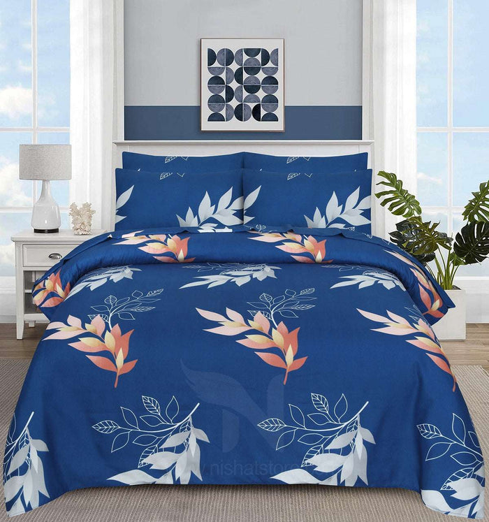 Floral Quilt Cover 6 Pcs Design 223 - Nishat Creative Store
