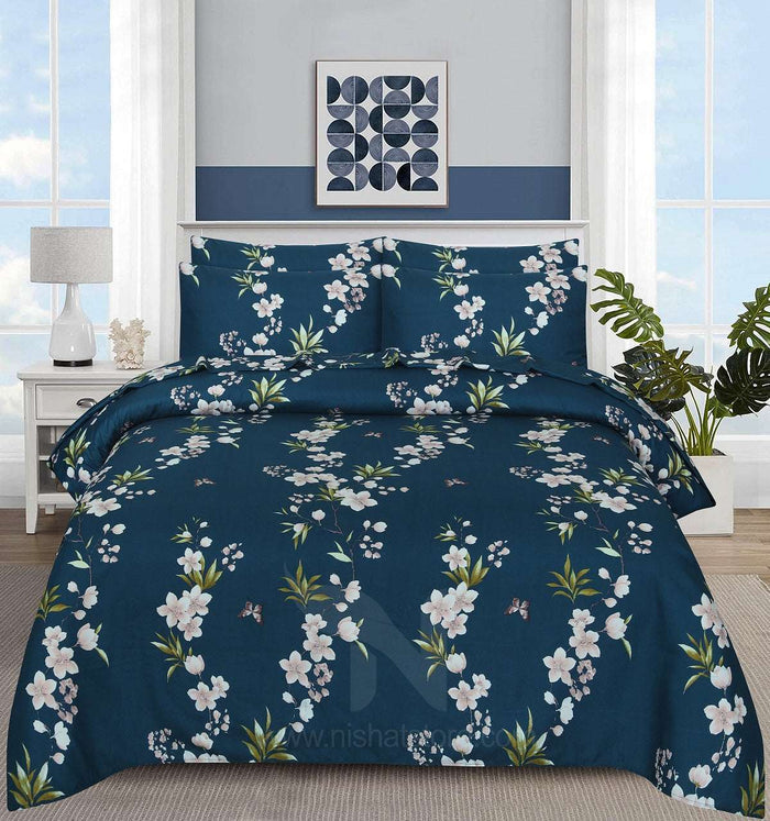 Floral Quilt Cover 6 Pcs Design 224 - Nishat Creative Store