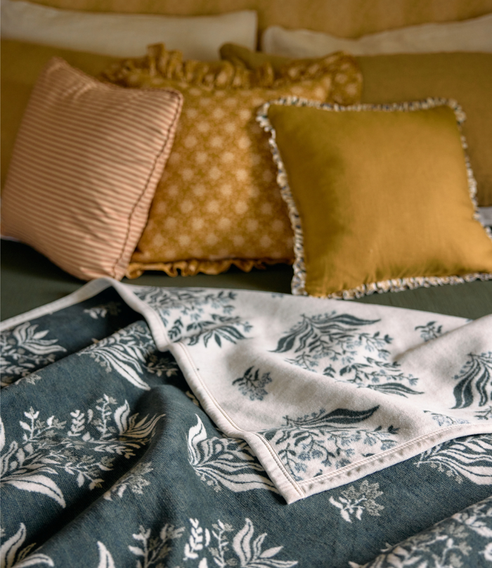 Florence Blockprint Blanket