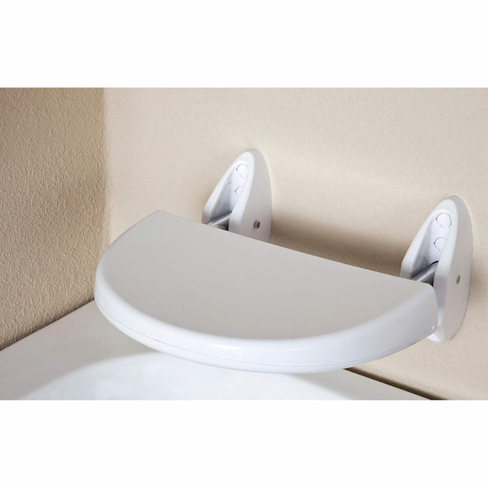 Foldable Wall Mounted Shower Seat, 23 x 40.5 cm Bathtub Bench