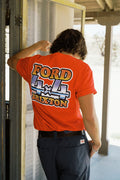Men's Ford 4x4 Chrome T-Shirt in the color Rangoon Red - Men's Lifestyle 2.0