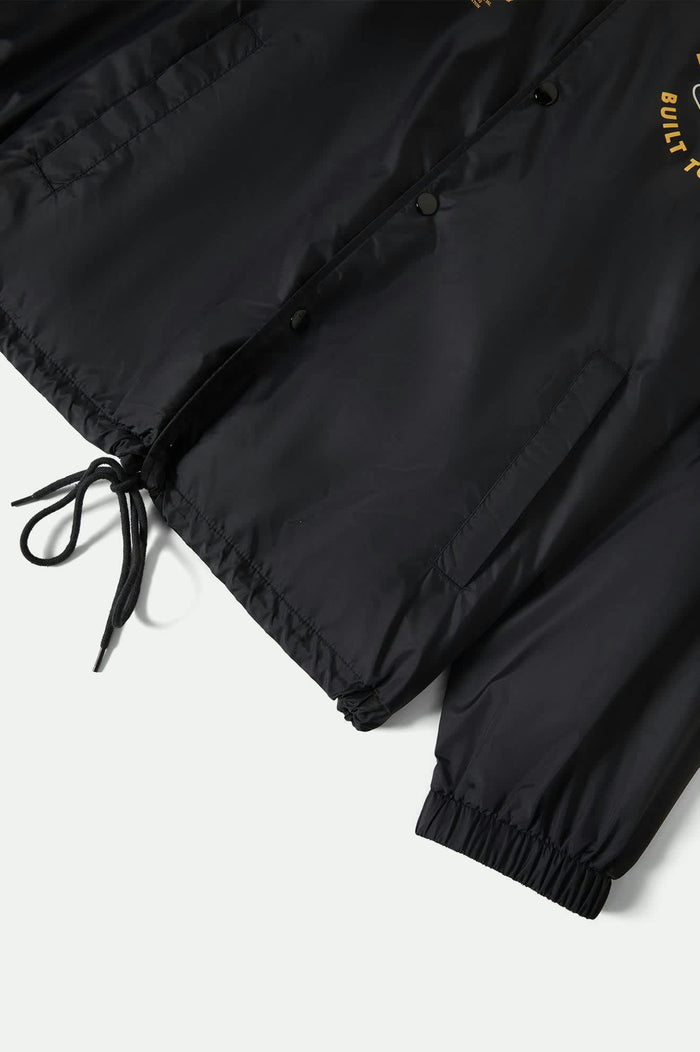 Men's Ford Built Tough Windbreaker in the color Burnt Rubber - Additional Laydown image
