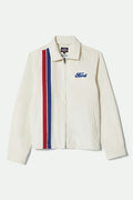 Men's Ford Number One Garage Jacket in the color Wimbledon White - Front Product View