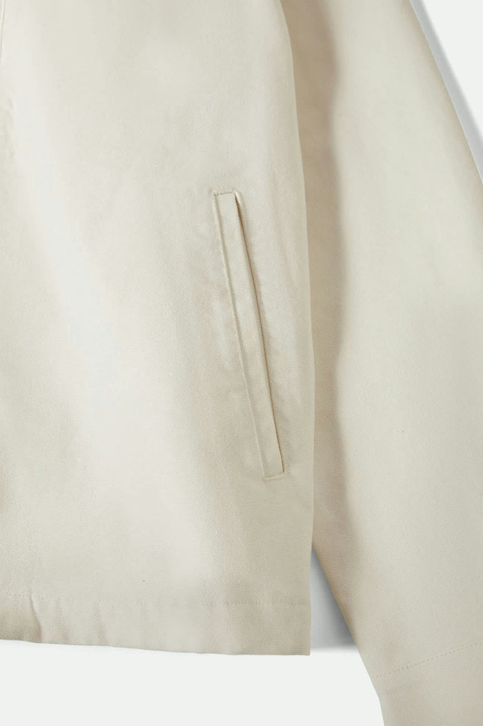 Men's Ford Number One Garage Jacket in the color Wimbledon White - Additional Laydown image