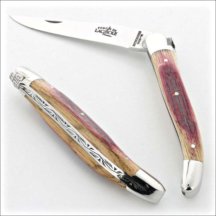 Forge de Laguiole Tradition 11 cm Oak Barrel Wood Shiny