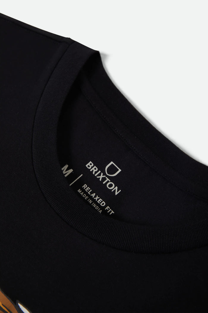 Men's Free Muscle Tank Top in the color Black Worn Wash - Additional Laydown image