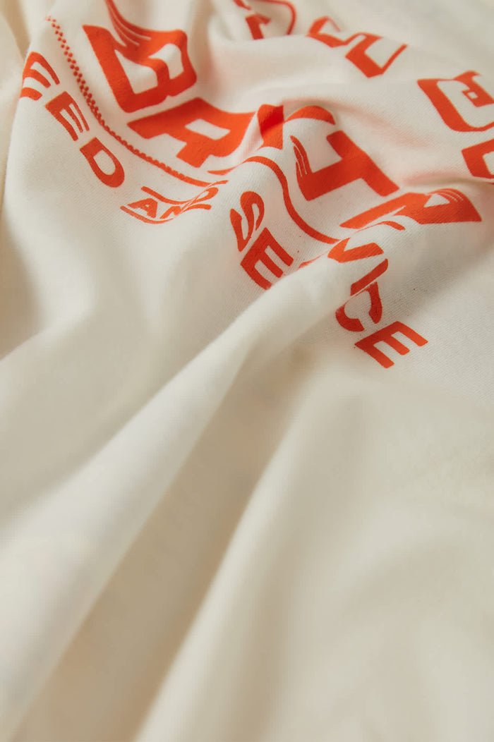 Men's Free Muscle Tank Top in the color Off White - Additional Laydown image