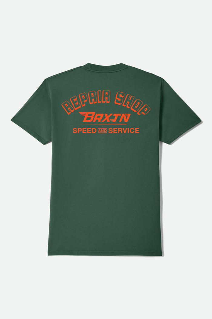 Free Short Sleeve T-Shirt - Primal Green Worn Wash