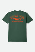 Free Short Sleeve T-Shirt - Primal Green Worn Wash