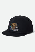 Unisex Free Snapback in the color Black - Front Product View